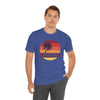 Beach Bum T-Shirt - Retro Palm Tree Unisex Beach Bum Shirt