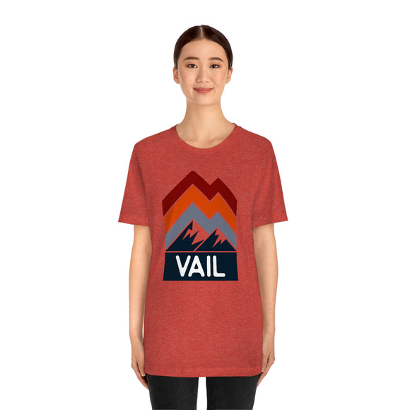 Vail, Colorado T-Shirt - Retro Mountain Unisex Vail Shirt