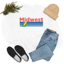 Midwest Sweatshirt - Retro Corn & Farming Unisex Crewneck Sweatshirt-3