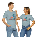 Jekyll Island, Georgia T-Shirt - Retro Palm Tree & Beach Unisex Jekyll Island Shirt-8