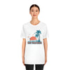 West Palm Beach, Florida T-Shirt - Retro Palm Tree & Beach Unisex West Palm Beach Shirt