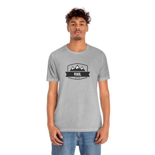 Vail, Colorado T-Shirt - Altitude Badge Unisex Vail Shirt