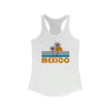 Mexico Women's Tank - Retro Palm Tree Women's Racerback Mexico Tank Top