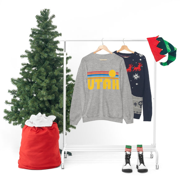 Utah Sweatshirt - Retro Sunrise Unisex