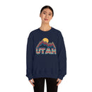 Utah Sweatshirt Mountain - Retro Unisex Mountain-26