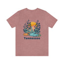 Tennessee T-Shirt - Mountain Illustration Unisex Tennessee Shirt-1