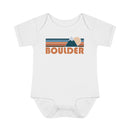 Boulder Baby Bodysuit - Retro Mountain Boulder, Colorado Baby Bodysuit-4
