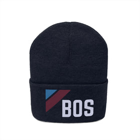 Boston, Massachusetts Beanie - Adult Embroidered Retro Boston Knit Hat