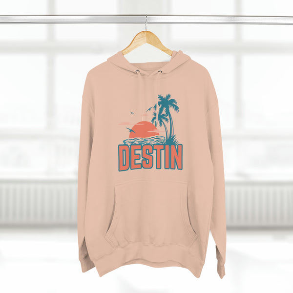 Premium Destin, Florida Hoodie Hoodie - Palm Tree Unisex Sweatshirt