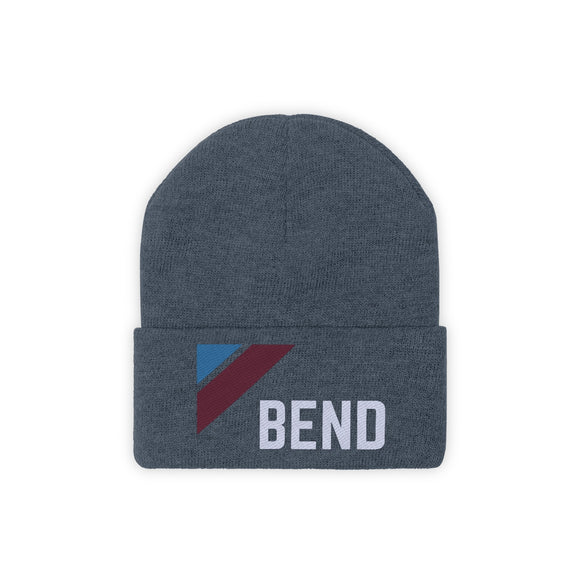 Bend, Oregon Beanie - Adult Embroidered Retro Bend Knit Hat