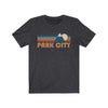 Park City, Utah T-Shirt - Retro Mountain Adult Unisex Park City T Shirt