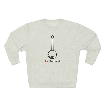 Premium Portland, Oregon Crewneck Sweatshirt - Retro Unisex Sweatshirt