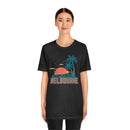 Melbourne, Florida T-Shirt - Retro Palm Tree & Beach Unisex Melbourne Shirt-51