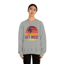 Key West, Florida Sweatshirt - Unisex Retro Palm Tree Crewneck Key West Sweatshirt-21