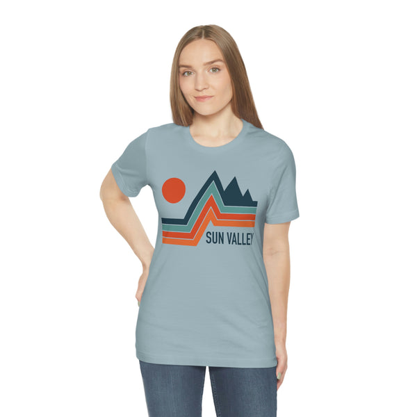 Sun Valley, Idaho T-Shirt - Retro Mountain Unisex Sun Valley Shirt