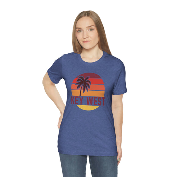 Key West, Florida T-Shirt - Retro Palm Tree Unisex Key West Shirt