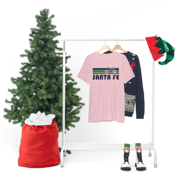 Santa Fe T-Shirt - Retro Mountain Bike Adult Unisex Santa Fe, New Mexico T Shirt