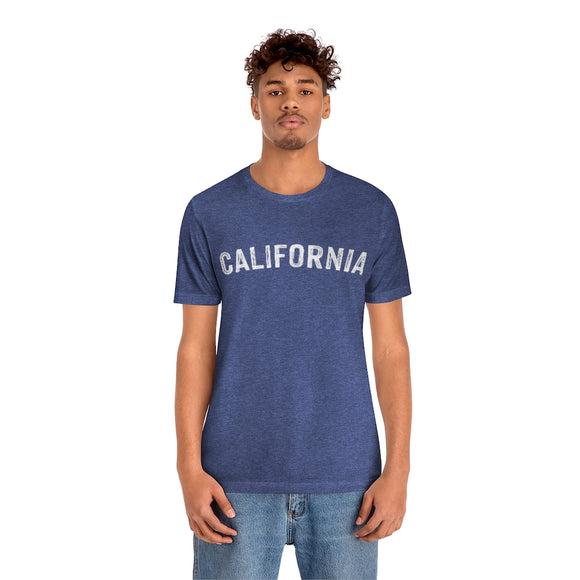 California T-Shirt - Paint Text Unisex California Shirt