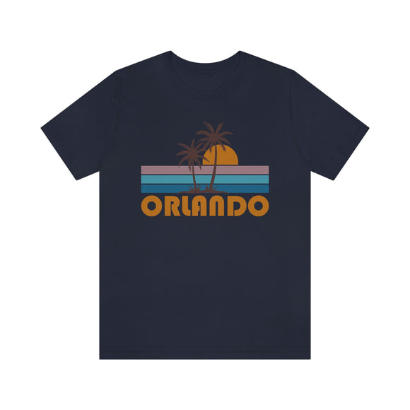 Orlando, Florida T-Shirt - Retro Palm Tree Unisex Orlando Shirt