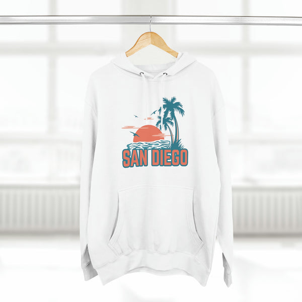 Premium San Diego, California Hoodie - Palm Tree Unisex Sweatshirt