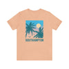 Southampton, New York T-Shirt - Retro Palm Tree & Beach Unisex Southampton Shirt