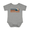 Montana Baby Bodysuit - Retro Mountain Montana Baby Bodysuit