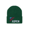Aspen, Colorado Beanie - Adult Embroidered Retro Aspen Knit Hat