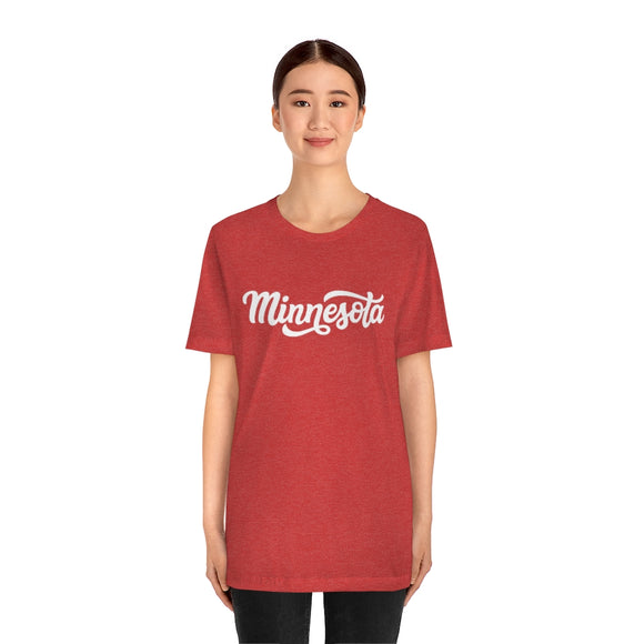 Minnesota T-Shirt - Hand Lettered Unisex Minnesota Shirt