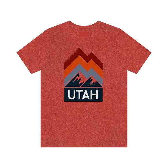 Utah T-Shirt - Retro Mountain Unisex Utah Shirt