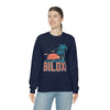 Biloxi, Mississippi Sweatshirt - Unisex Retro Palm Tree Crewneck Biloxi Sweatshirt