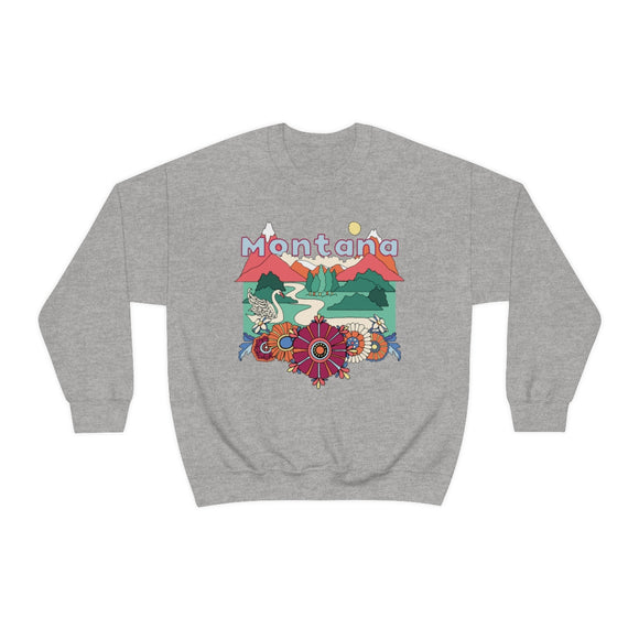 Montana Sweatshirt - Boho / Hippie Unisex