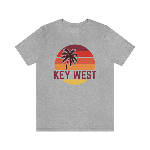 Key West, Florida T-Shirt - Retro Palm Tree Unisex Key West Shirt