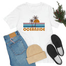 Oceanside, California T-Shirt - Retro Palm Tree Unisex Oceanside Shirt-16
