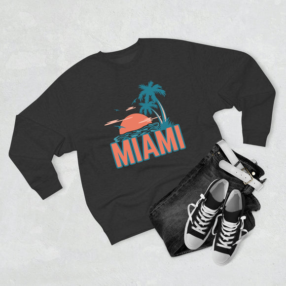 Premium Miami, Florida Sweatshirt - Unisex Premium Crewneck Sweatshirt