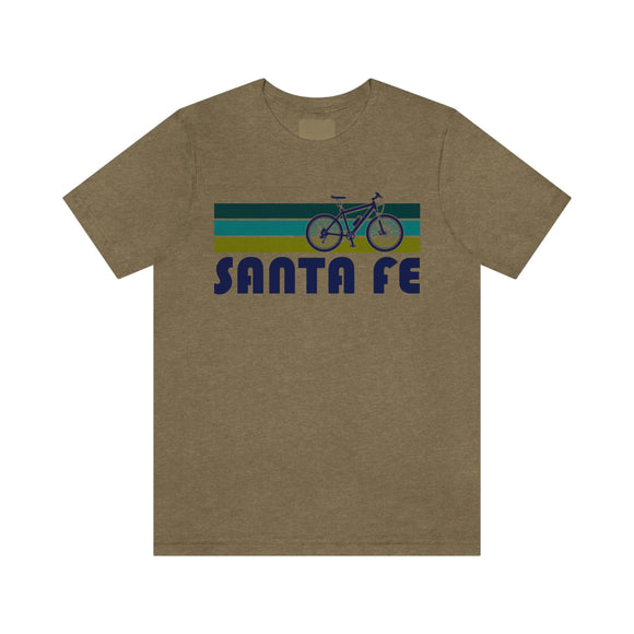 Santa Fe T-Shirt - Retro Mountain Bike Adult Unisex Santa Fe, New Mexico T Shirt