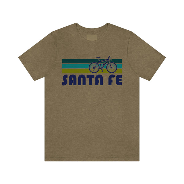 Santa Fe T-Shirt - Retro Mountain Bike Adult Unisex Santa Fe, New Mexico T Shirt