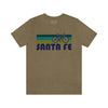Santa Fe T-Shirt - Retro Mountain Bike Adult Unisex Santa Fe, New Mexico T Shirt
