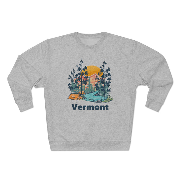 Premium Vermont Sweatshirt - Unisex Premium Crewneck Vermont Sweatshirt