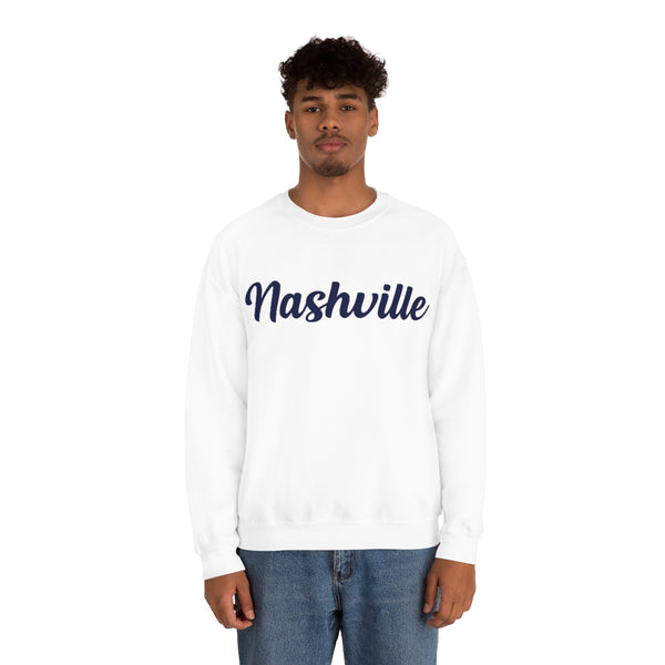 Nashville, Tennessee Sweatshirt - Script Unisex