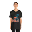 Miami, Florida T-Shirt - Retro Palm Tree & Beach Unisex Miami Shirt-75