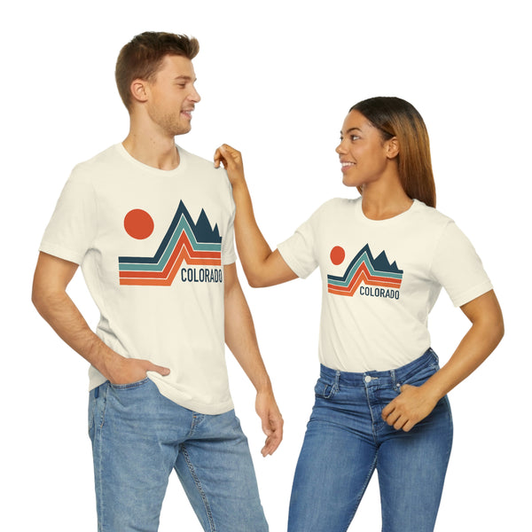 Copy of Colorado T-Shirt - Retro Mountain Unisex Colorado Shirt