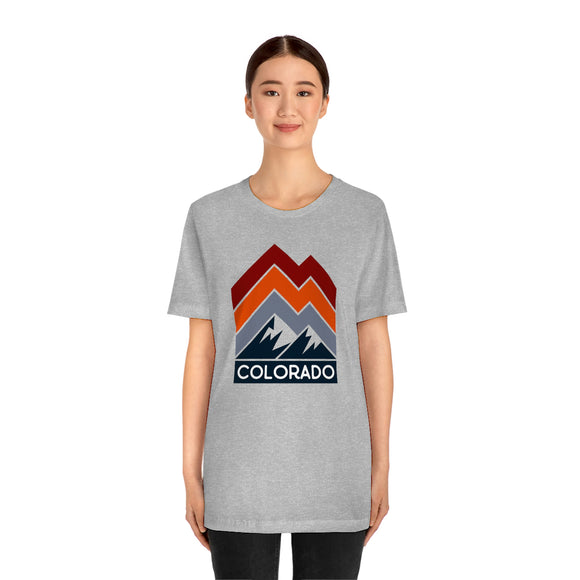 Colorado T-Shirt - Retro Mountain Line Unisex Colorado Shirt