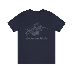 Buy navy Jackson Hole, Wyoming T-Shirt - Retro Unisex Jackson Hole T Shirt