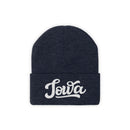 Iowa Beanie - Adult Hand Lettered Embroidered Iowa Knit Hat-9