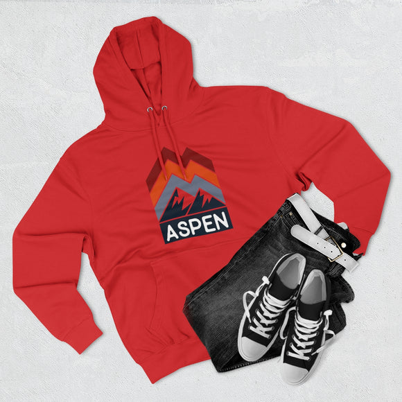 Premium Aspen, Colorado Hoodie - Retro Unisex Sweatshirt