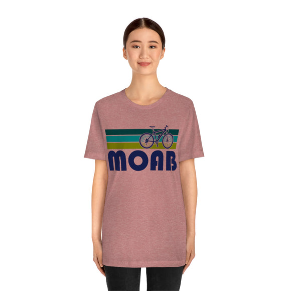 Moab T-Shirt - Retro Mountain Bike Adult Unisex Moab, Utah T Shirt
