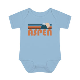 Aspen Baby Bodysuit - Retro Mountain Aspen, Colorado Baby Bodysuit