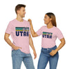 Utah T-Shirt - Retro Mountain Bike Adult Unisex Utah T Shirt
