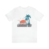 Longboat Key, Florida T-Shirt - Retro Palm Tree & Beach Unisex Longboat Key Shirt