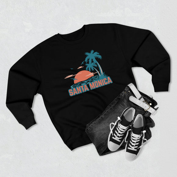 Premium Santa Monica, California Sweatshirt - Unisex Premium Crewneck Sweatshirt
